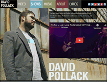 Tablet Screenshot of davidpollackmusic.com